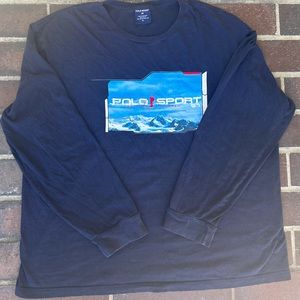 Vintage y2k polo sport Ralph Lauren 90s mountain climbing tee